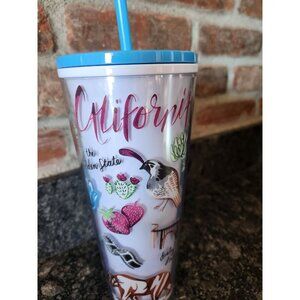 STARBUCKS CALIFORNIA VENTI COLD CUP TUMBLER 24 Oz CALIFORNIAIT NWT